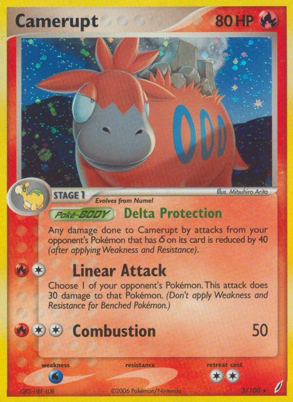 Camerupt - Crystal Guardians - #3 - Pokemon TCG card