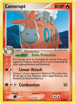 Camerupt #3 Camerupt - Crystal Guardians - #3 - Pokemon TCG card
