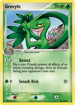 Grovyle - Crystal Guardians - #32 - Pokemon TCG card