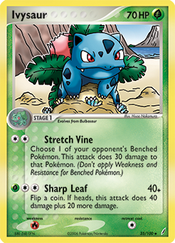 Ivysaur #35 Ivysaur - Crystal Guardians - #35 - Pokemon TCG card