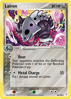 Lairon #36 Lairon - Crystal Guardians - #36 - Pokemon TCG card