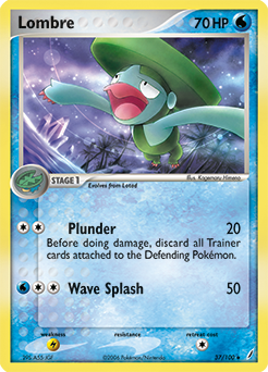 Lombre - Crystal Guardians - #37 - Pokemon TCG card