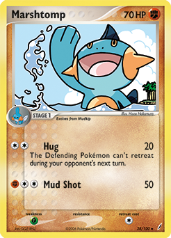 Marshtomp #38 Marshtomp - Crystal Guardians - #38 - Pokemon TCG card