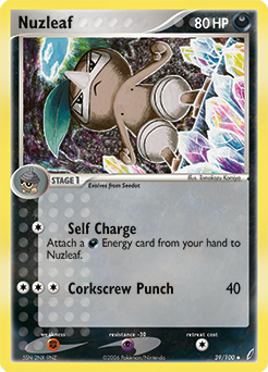 Nuzleaf #39 Nuzleaf - Crystal Guardians - #39 - Pokemon TCG card
