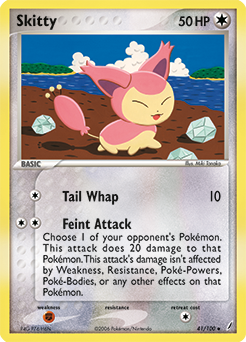 Skitty #41 Skitty - Crystal Guardians - #41 - Pokemon TCG card