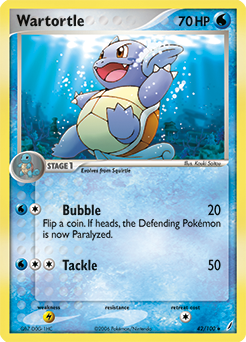 Wartortle #42 Wartortle - Crystal Guardians - #42 - Pokemon TCG card