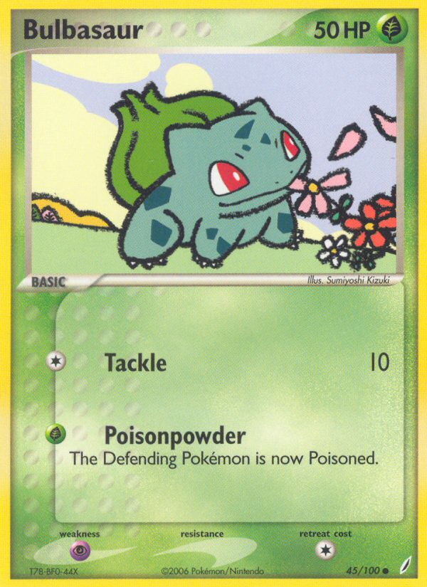 Bulbasaur - Crystal Guardians - #45 - Pokemon TCG card