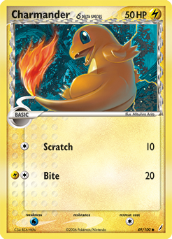 Charmander δ #49 Charmander δ - Crystal Guardians - #49 - Pokemon TCG card