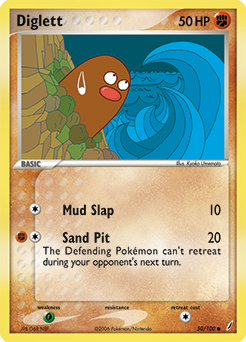 Diglett - Crystal Guardians - #50 - Pokemon TCG card