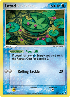 Lotad #55 Lotad - Crystal Guardians - #55 - Pokemon TCG card
