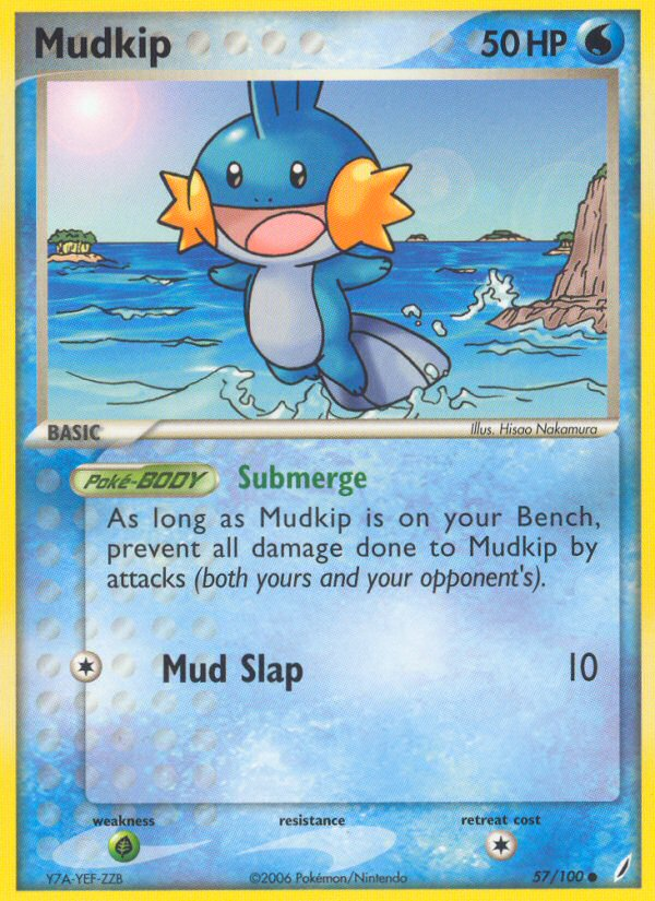 Mudkip - Crystal Guardians - #57 - Pokemon TCG card