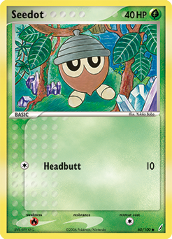 Seedot - Crystal Guardians - #60 - Pokemon TCG card