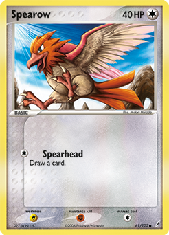 Spearow - Crystal Guardians - #61 - Pokemon TCG card