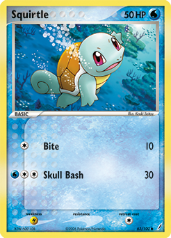 Squirtle #63 Squirtle - Crystal Guardians - #63 - Pokemon TCG card