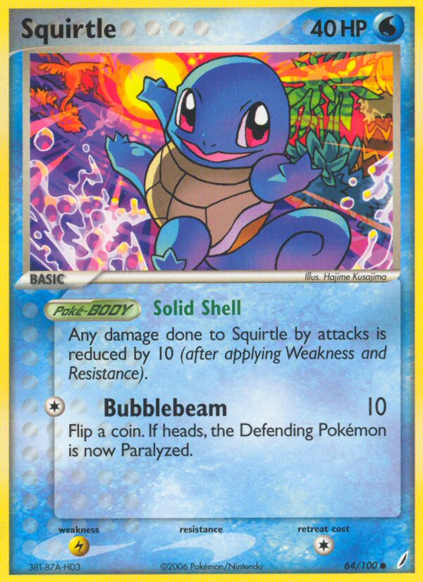 Squirtle - Crystal Guardians - #64 - Pokemon TCG card