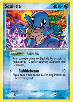 Squirtle #64 Squirtle - Crystal Guardians - #64 - Pokemon TCG card