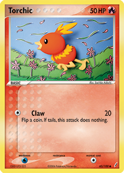 Torchic #65 Torchic - Crystal Guardians - #65 - Pokemon TCG card
