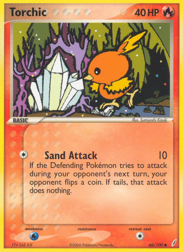 Torchic - Crystal Guardians - #66 - Pokemon TCG card