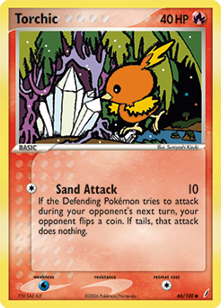 Torchic #66 Torchic - Crystal Guardians - #66 - Pokemon TCG card