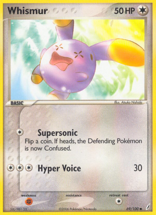 Whismur - Crystal Guardians - #69 - Pokemon TCG card