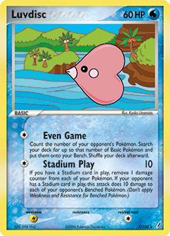 Luvdisc - Crystal Guardians - #7 - Pokemon TCG card