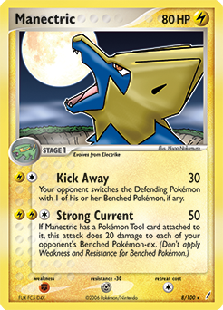 Manectric #8 Manectric - Crystal Guardians - #8 - Pokemon TCG card