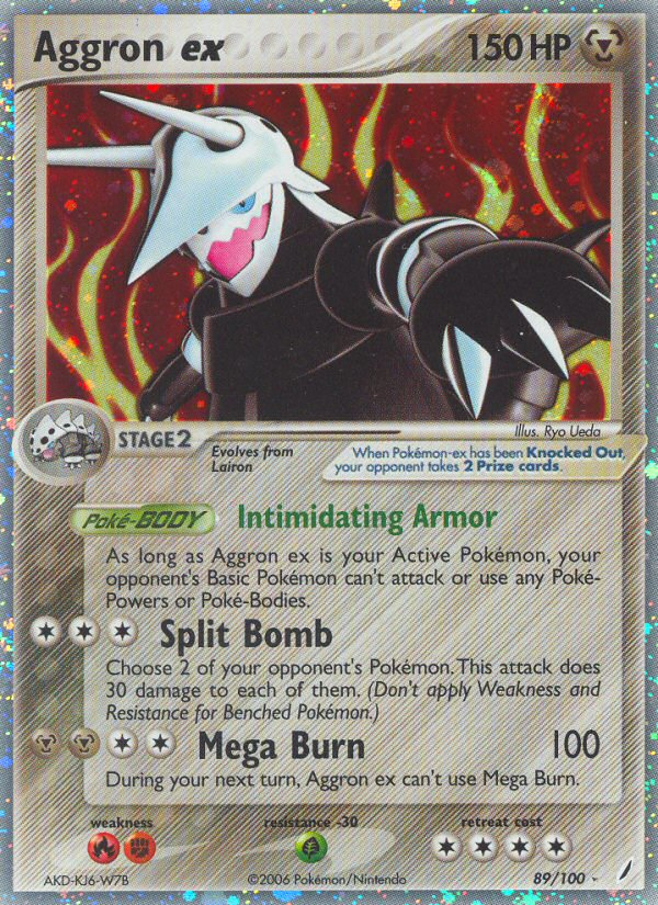 Aggron ex - Crystal Guardians - #89 - Pokemon TCG card