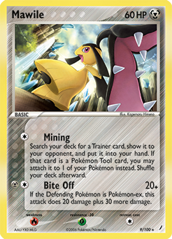 Mawile #9 Mawile - Crystal Guardians - #9 - Pokemon TCG card