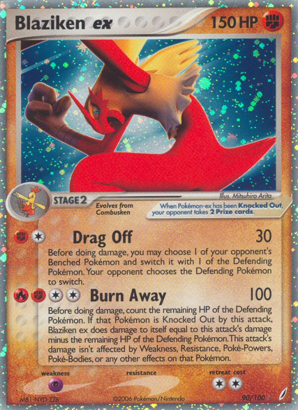 Blaziken ex - Crystal Guardians - #90 - Pokemon TCG card