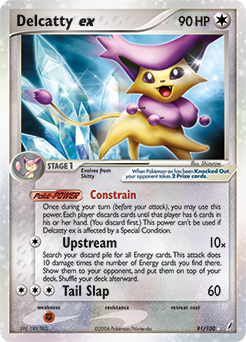 Delcatty ex - Crystal Guardians - #91 - Pokemon TCG card