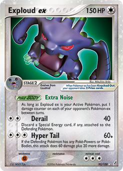 Exploud ex #92 Exploud ex - Crystal Guardians - #92 - Pokemon TCG card