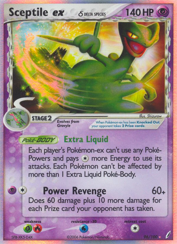 Sceptile ex δ - Crystal Guardians - #96 - Pokemon TCG card