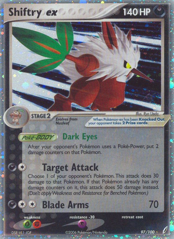 Shiftry ex - Crystal Guardians - #97 - Pokemon TCG card