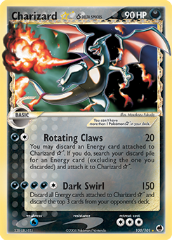 Charizard ★ δ #100 Charizard ★ δ - Dragon Frontiers - #100 - Pokemon TCG card