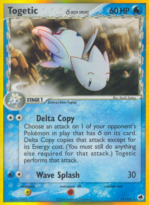 Togetic δ - Dragon Frontiers - #11 - Pokemon TCG card