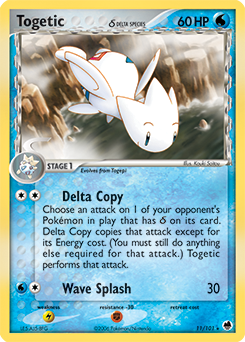 Togetic δ #11 Togetic δ - Dragon Frontiers - #11 - Pokemon TCG card