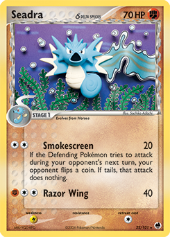 Seadra δ #22 Seadra δ - Dragon Frontiers - #22 - Pokemon TCG card