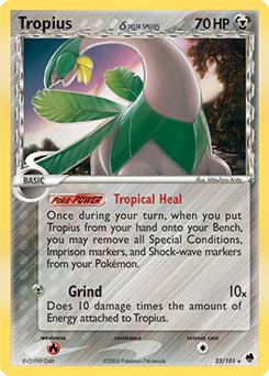 Tropius δ #23 Tropius δ - Dragon Frontiers - #23 - Pokemon TCG card
