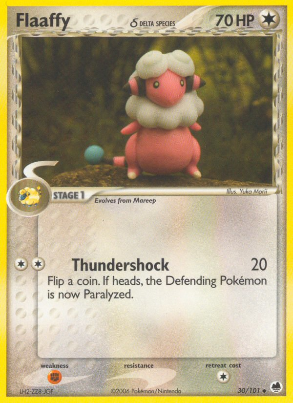 Flaaffy δ - Dragon Frontiers - #30 - Pokemon TCG card