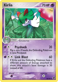 Kirlia #32 Kirlia - Dragon Frontiers - #32 - Pokemon TCG card
