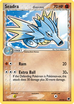 Seadra δ #37 Seadra δ - Dragon Frontiers - #37 - Pokemon TCG card