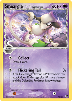 Smeargle δ #39 Smeargle δ - Dragon Frontiers - #39 - Pokemon TCG card