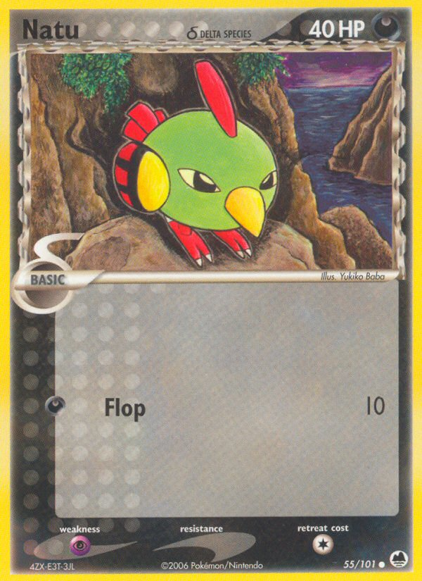 Natu δ - Dragon Frontiers - #55 - Pokemon TCG card