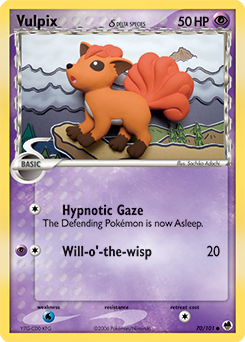 Vulpix δ - Dragon Frontiers - #70 - Pokemon TCG card