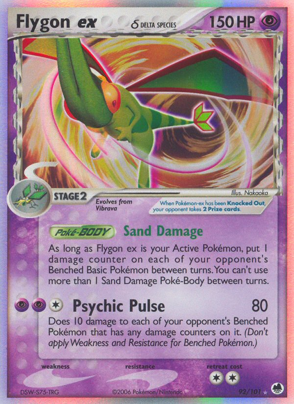 Flygon ex δ - Dragon Frontiers - #92 - Pokemon TCG card