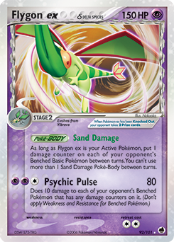 Flygon ex δ #92 Flygon ex δ - Dragon Frontiers - #92 - Pokemon TCG card