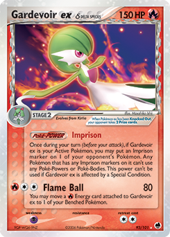 Gardevoir ex δ - Dragon Frontiers - #93 - Pokemon TCG card