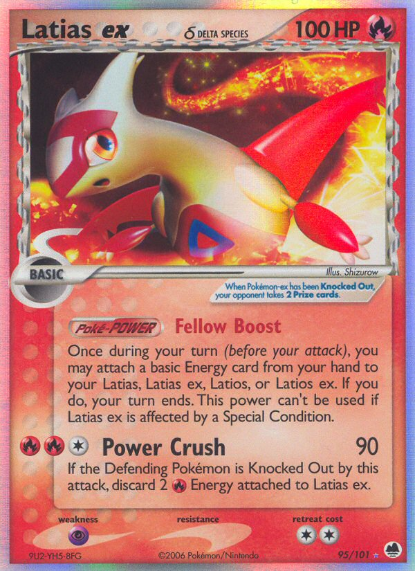 Latias ex δ - Dragon Frontiers - #95 - Pokemon TCG card