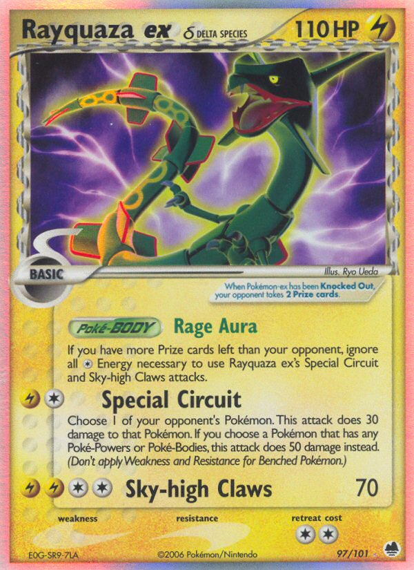 Rayquaza ex δ - Dragon Frontiers - #97 - Pokemon TCG card