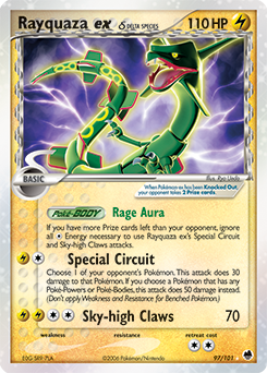 Rayquaza ex δ #97 Rayquaza ex δ - Dragon Frontiers - #97 - Pokemon TCG card